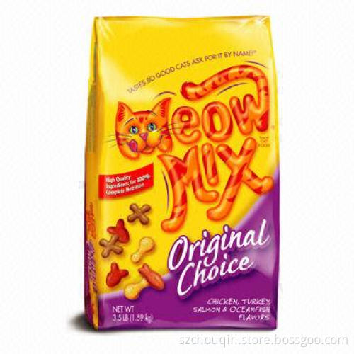 Sealed Pouch for pet foods, moisture proof and long shelf time, various size and printing, stand up